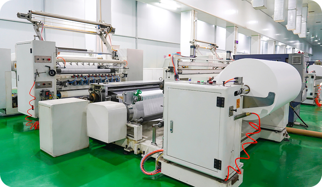 Линия по производству нетканых материалов для тиснения